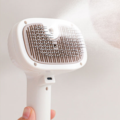 Pet Steam Grooming Brush – Hair Removal