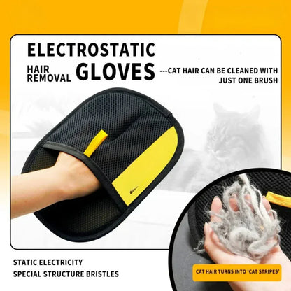 Pet Hair Remover Grooming Glove for Dogs & Cats - CalmPaws