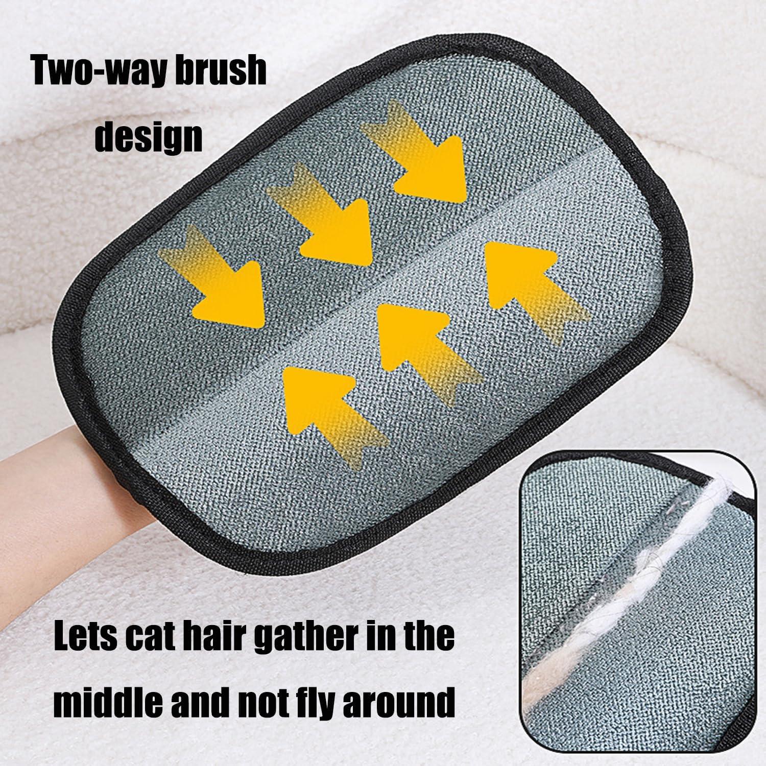 Pet Hair Remover Grooming Glove for Dogs & Cats - CalmPaws